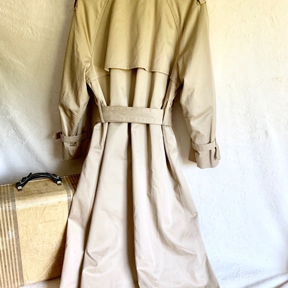 ✨HP✨ London Fog Tan Trench Coat Sz 14P EUC - Picture 4 of 8